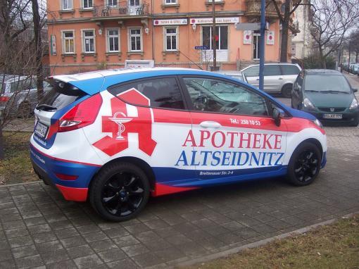 Autofolierung – TOPLAC und Apotheke-Altseidnitz