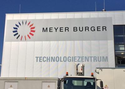 Meyer Burger Beschriftung