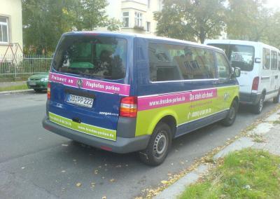 220-Dresden Parken-Transporter Werbung