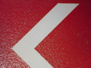 315-1-Schablonentechnik Boden Fahrbahn