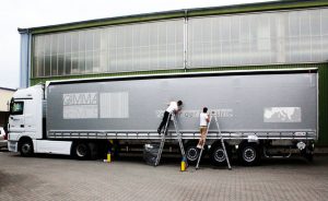 345-Gamma Service-LKW Beschriftung 1