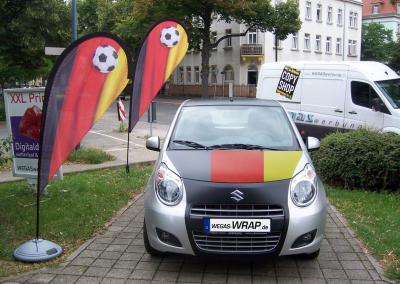 429-Autofolie Matt Design Deutschland Fahne Flagge