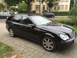 591-Autoscheibenfolierung-Dresden-Mercedes-Schwarz-Mittel
