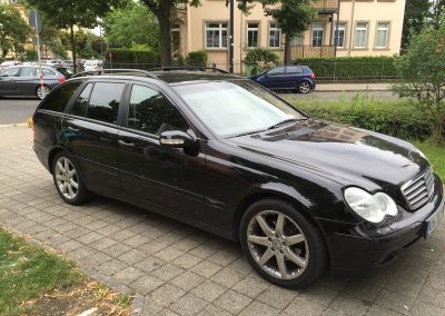 591-Autoscheibenfolierung-Dresden-Mercedes-Schwarz-Mittel