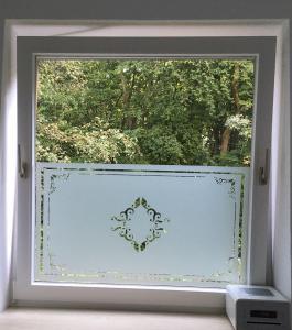 Glasdekor Klebefolie Jugenstil Wohnung Tuer Fenster