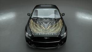 Autodesign-dark wings gold
