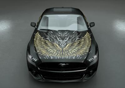 Autodesign-dark wings gold