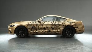 Carwrapping-Autofolierung-Eule-Tod-gold