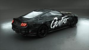 Carwrapping-Pistole-Totenkopf
