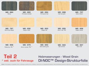 Farbpalette 3M Di-Noc Wood Grain-2