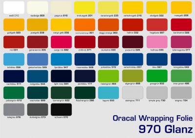 Farbkarten-Farbauswahl-Folien-verschiedene