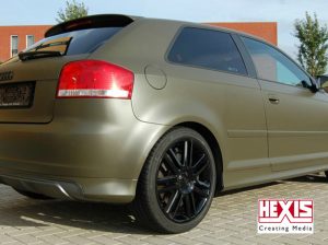 Fahrzeig Verklebung