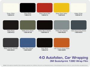 4d-Autofolien-3M-Scotchcal-1380-Wrap-Film-Wrapping-Folie-Farbuebersicht-Folienuebersicht