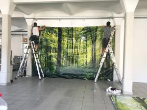599-XXL-Wandbild-Riesen-Foto-Wald-Digitaldruck-Plane-Montage