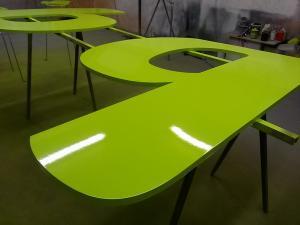 603-Einzelbuchstabe-PVC-lackieren Werbeagentur Werbetechnik Wegaswerbung Dresden