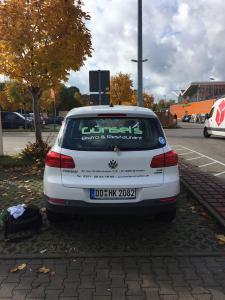 606-Fahrzeugbeschriftung-Guensels Bistro und Restaurant im EKZ Weissig