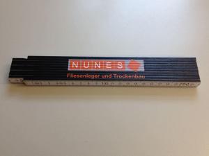 Zollstock Holz Werbedruck 2 m
