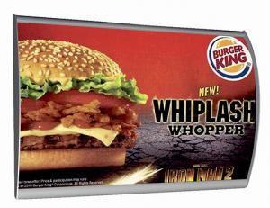 516-LED-Convex-Klapprahmen-Snap-Frame-Bilderrahmen-Burger-King