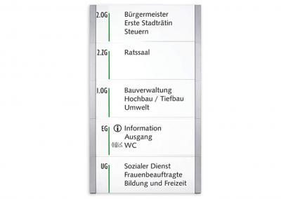 Schilder-System-Kristallino-Infoschild-lang-Wegweiser