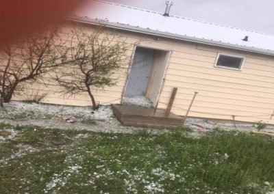 Hilfe Winterprojekt Lakota Indianer USA Gemeindhaus kaputt