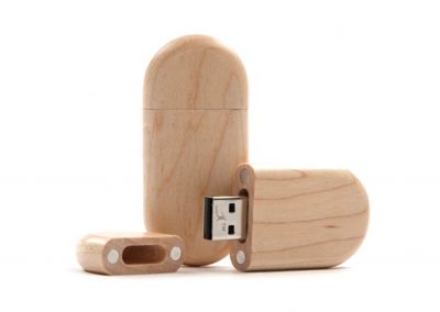 USB Stick Holz-Werbeartikel-Werbeaufdruck