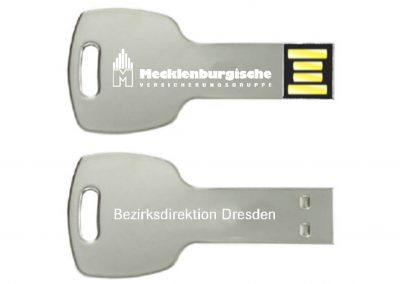 USB-Stick-Schluessel-Close-Metall-Werbemittel-Werbeaufdruck-Versicherung