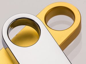USB-Stick-Thalia-Silber-Gold-Chrom-Werbemittel-Werbeartikel