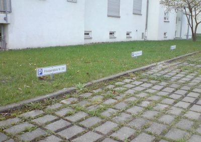 454-Privatparkplatz -Kennzeichen