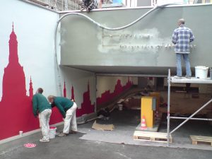 457-Leuchtbuchstaben-Gestell-Unterputz-Verputzen