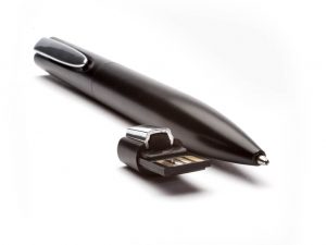 USB-Pen-Aluminium-Parker-Kugelschreiber-Stick-Werbeartikel-schwarz