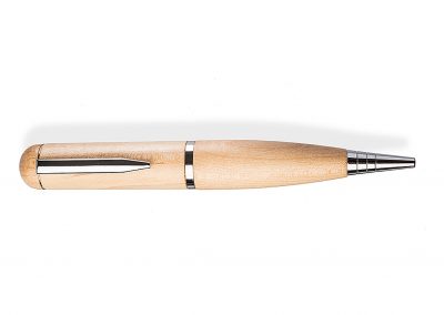 USB-Pen-Kugelschreiber-Stick-Holz-Ahorn-Werbemittel-Gravur