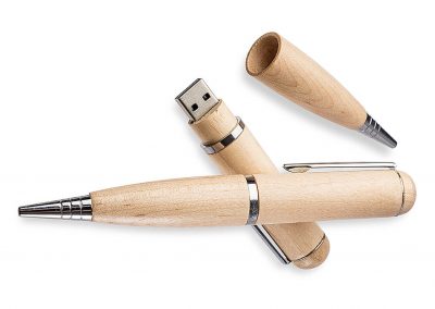 USB-Pen-Kugelschreiber-Stick-Wood-Ahorn-Werbeartikel-Gravur