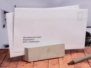 Kartenhalter-Box-Beton-Visitenkarte-Kuvert-Notizzettel