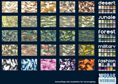 212964842 camouflage-Alle-Autofolien-Carwrapping-Uebersicht
