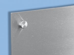 Wandschild-Abstandshalter-Abdeckkappe-Edelstahl-V2A-geschliffen
