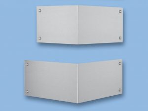 Wandschild-Winkelschilder-Eckschilder-Edelstahl-V2A-Gross