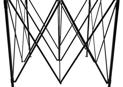Faltpavillion-Event-Zelt-Einfach-Stahlgestell-schwarz-470-Aufziehen-Aufbau