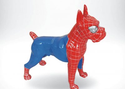 3-D-Figur-Tier-Plastik-Boxer-stehend-Spiderman