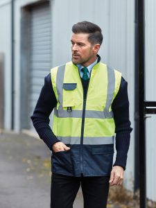 Wegas-fashion-Warnweste-Bodywarmer-wasserdicht-Taschen-Reflexstreifen