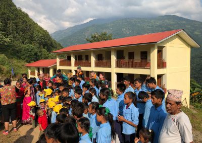 Schueler in Schule Nepal
