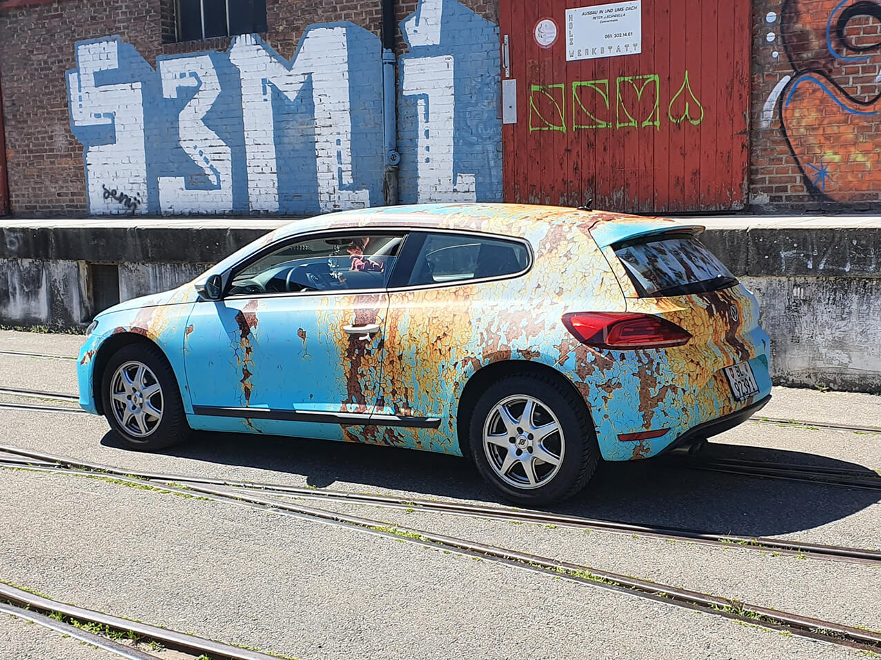 Car Wrapping Folie: Rost