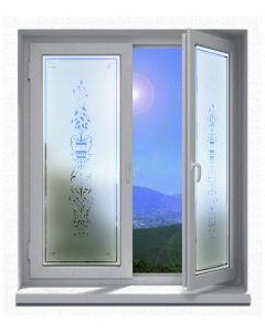 Sichtschutz-Glasdekor-Folienmotiv-Jugendstil-viktorianischem-Stil-003