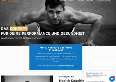 Werbeagentur-Wegaswerbung-Webdesign-Webseite-Medical Sports-Personaltraining-Hamburg