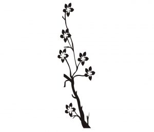 Pflanzen_0038 blumenranke-Wandtattoo-Fensterbild-Wandbild-Wandaufkleber