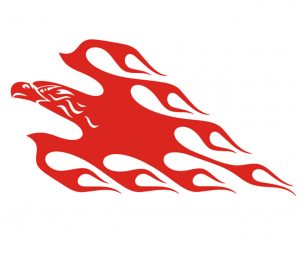 flamme_0011 adler Wandtattoo