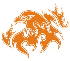 flamme_0014 vogelkopf Wandtattoo