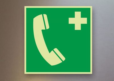 Aufkleber-Rettungszeichen-nachleuchtend-E004-Notruftelefon