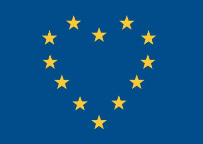 Fahne-Flagge-Aufkleber-Sticker-Europa-Herz-Love