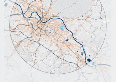 Stadtkarte Dresden individuell gestaltet