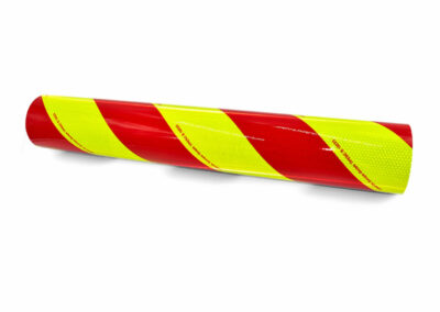 Reflexfolie-reflektierende-Kennzeichnungsfolie-Fahrzeuge-rot-gelb